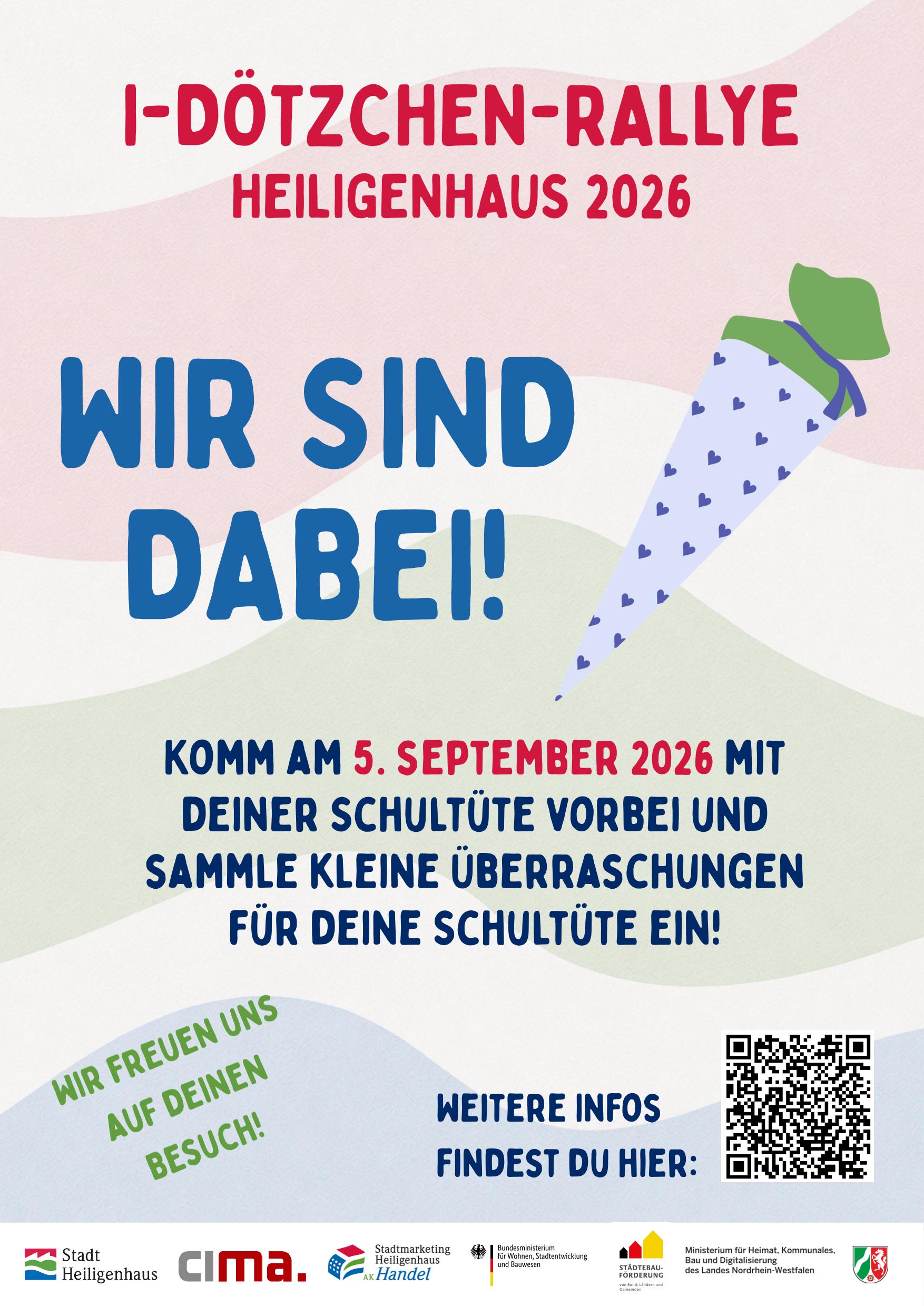 Plakat - Wir sind dabei!