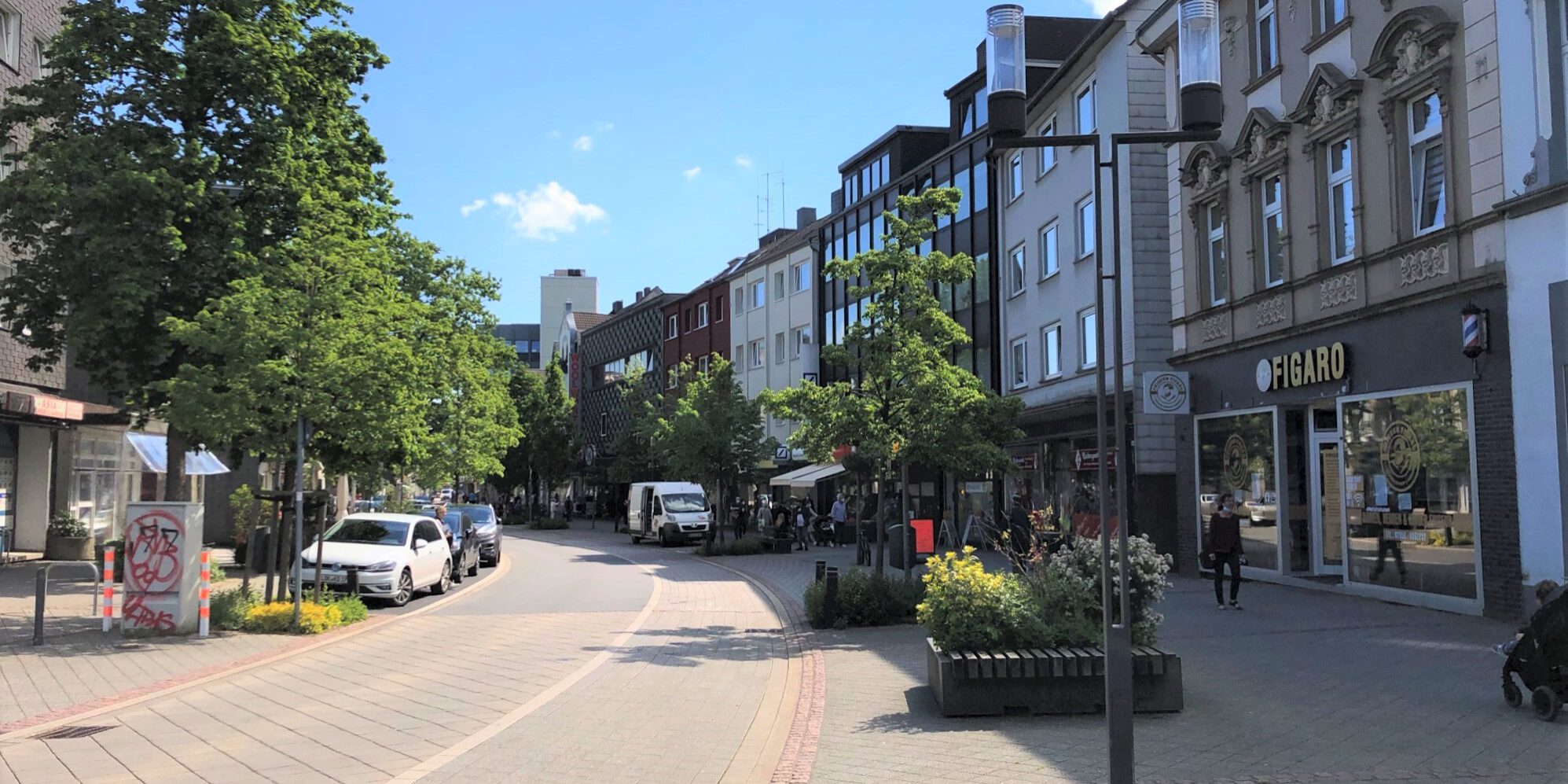 Straßenverlauf der Haupstraße